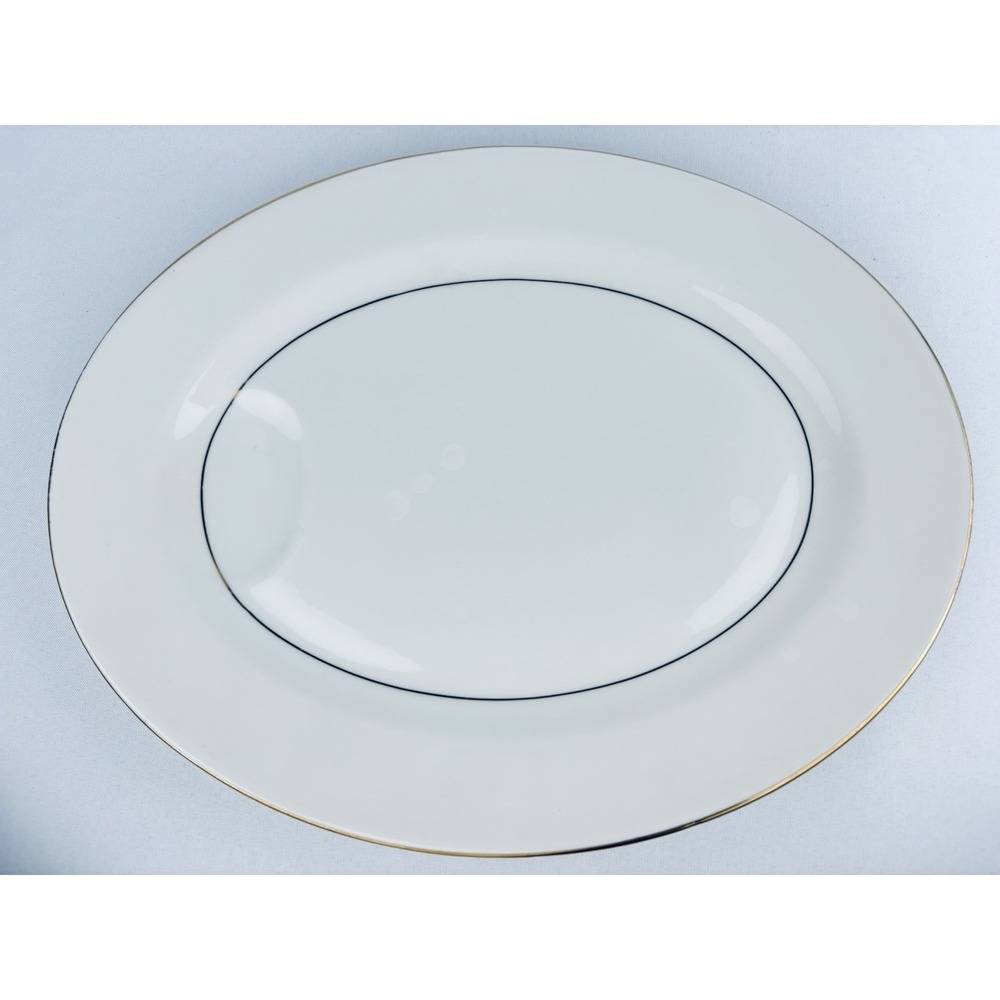 Theodore Haviland New York Brookfield Gold Lined Platter‎ - Indented - America